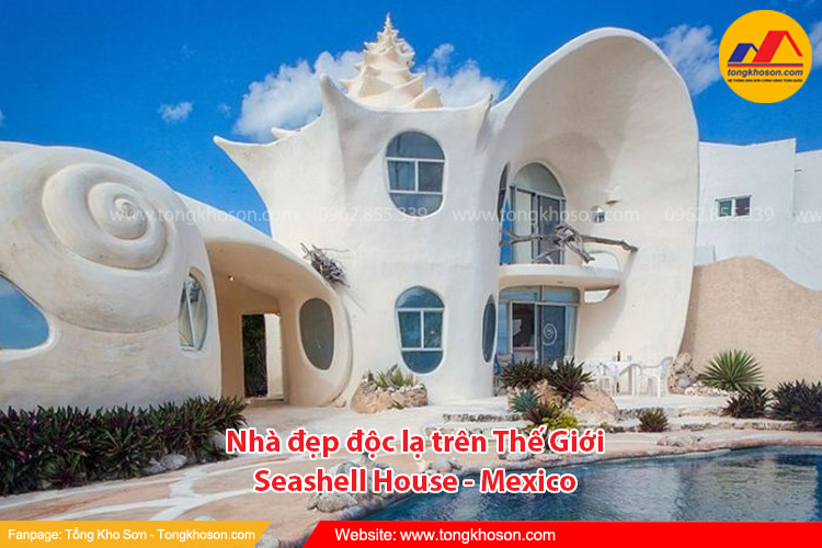 Ngôi nhà đẹp, độc lạ trên thế giới Seashell House