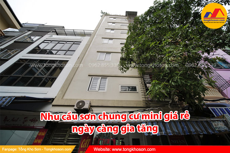 Nhu cầu sơn chung cư mini giá rẻ hiện nay