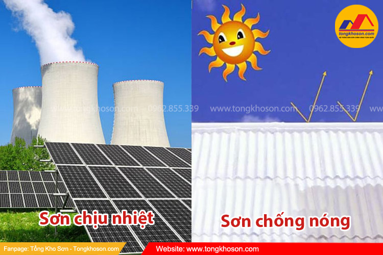 Phân biệt công dụng sơn chịu nhiệt và sơn chống nóng 