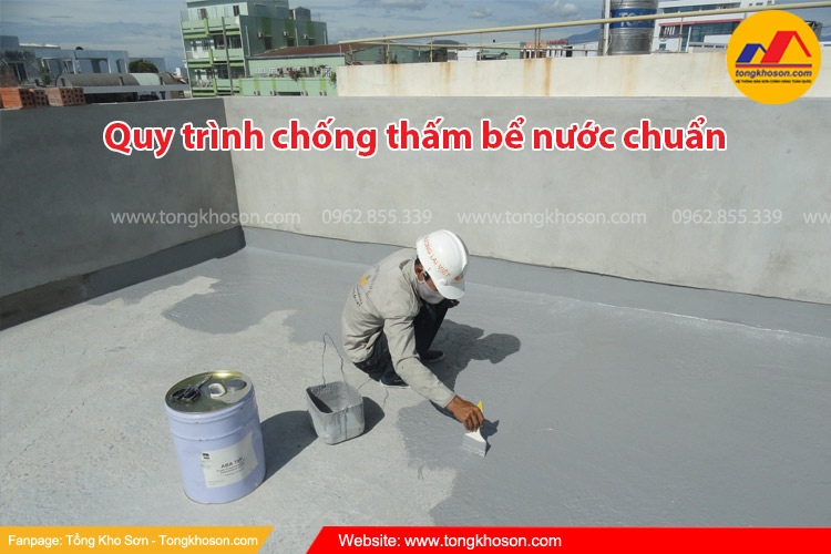 Quy trình chống thấm bể nước bằng epoxy đúng chuẩn