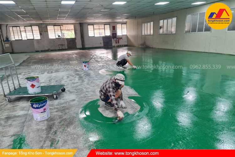 Quy trình thi công sơn epoxy chống thấm hiệu quả
