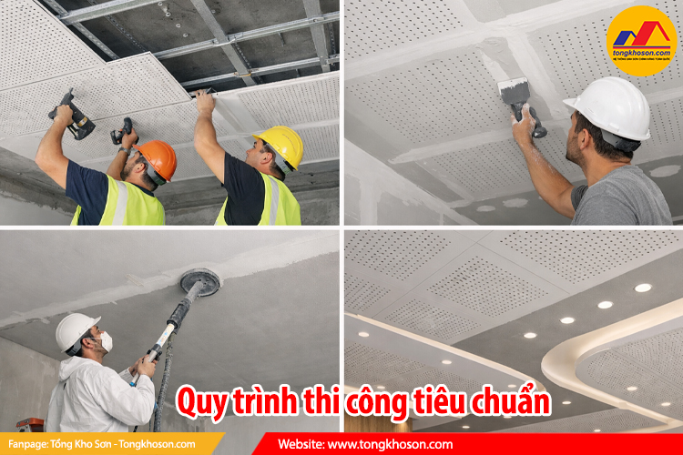 Quy trình thi công tiêu chuẩn