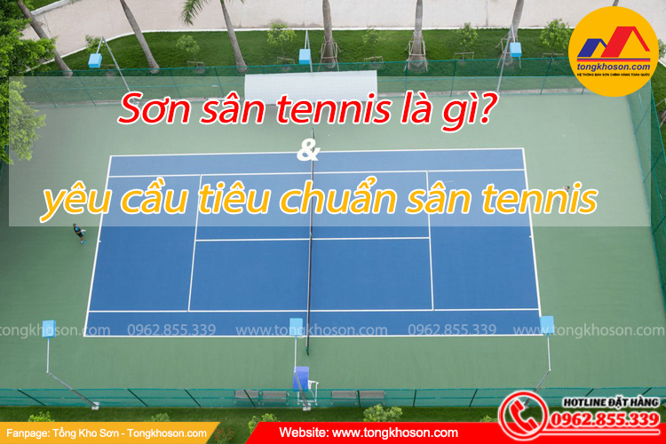 san tennis nen dung son gi