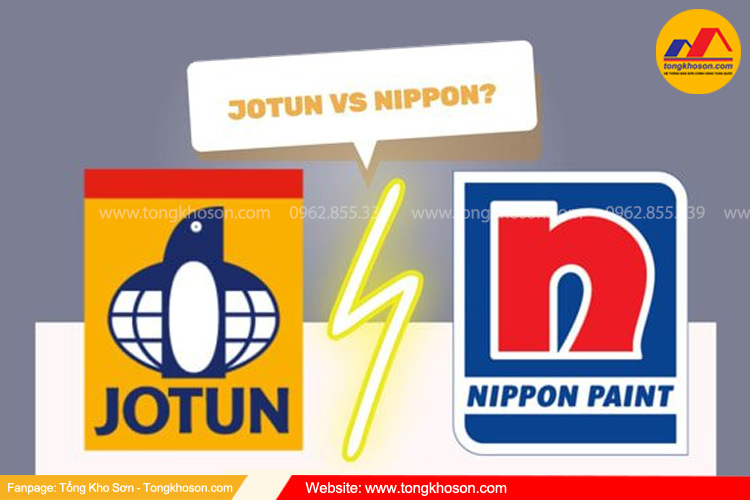 So sánh sơn Jotun và sơn Nippon