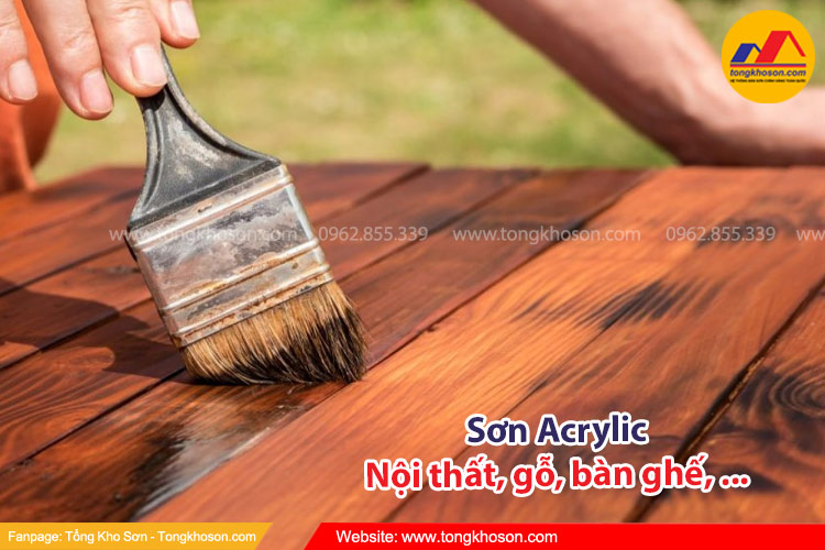 Sơn Acrylic trong thiết kế nội thất: