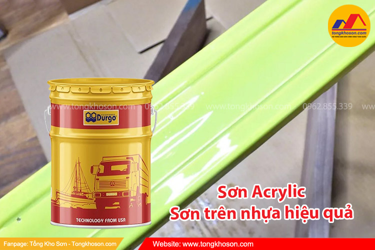  Loại sơn tốt nhất cho nhựa là sơn acrylic 