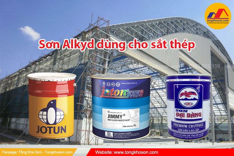 Sơn Alkyd dùng cho sắt thép