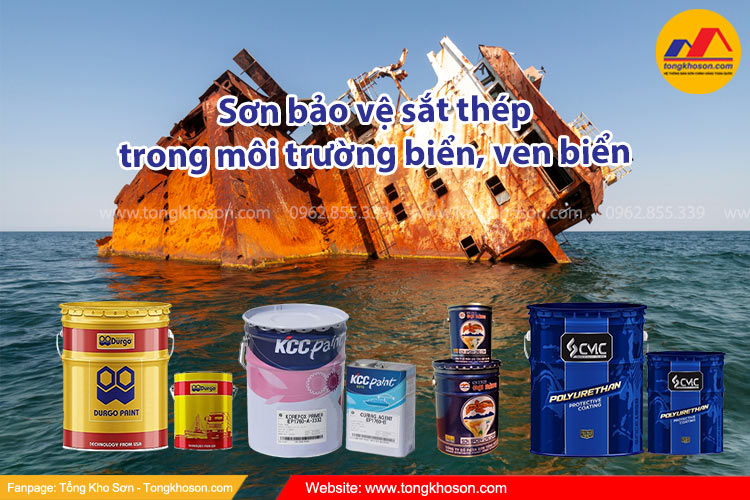 Sơn bảo vệ sắt thép trong môi trường biển, ven biển