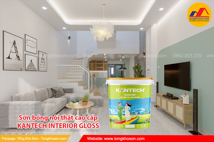 Sơn bóng nội thất cao cấp Kantech