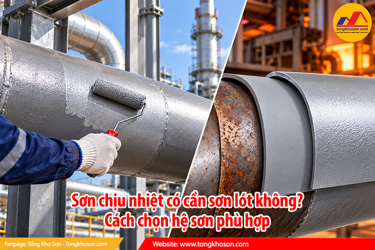 Sơn chịu nhiệt có cần sơn lót không? Cách chọn hệ sơn phù hợp