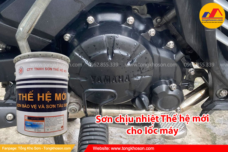 Sơn chống rỉ chịu nhiệt Thế Hệ Mới cho lốc máy
