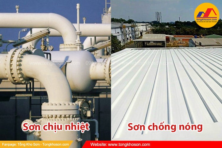 Phân biệt sơn chịu nhiệt và sơn chống nóng 