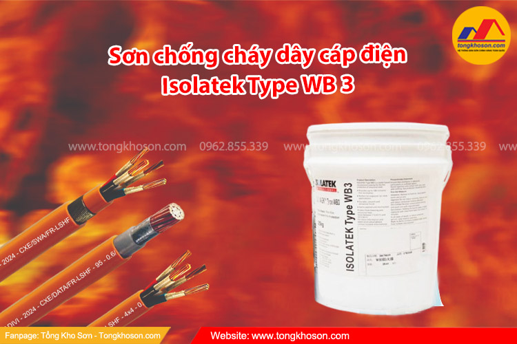 Sơn chống cháy Isolatek Type WB 3
