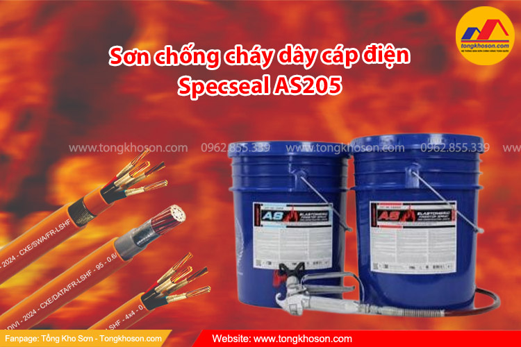 Sơn chống cháy dây cáp điện Specseal AS205