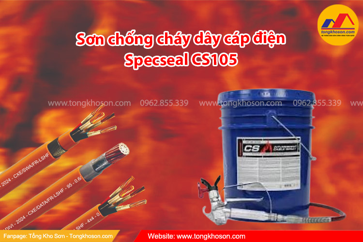 Sơn chống cháy cho cáp điện Specseal CS105
