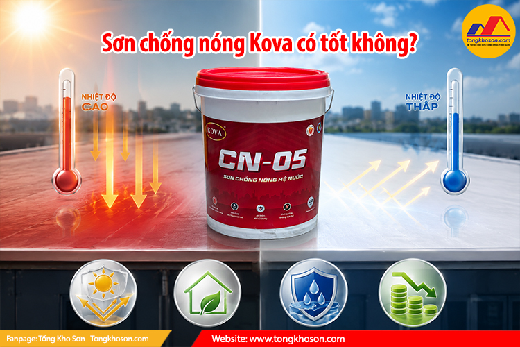 Sơn chống nóng Kova có tốt không?