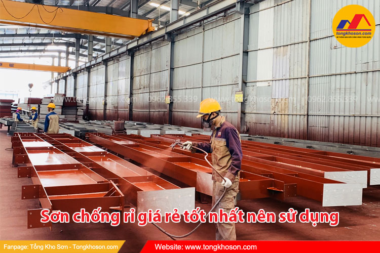 Sơn chống rỉ giá rẻ tốt nhất nên sử dụng