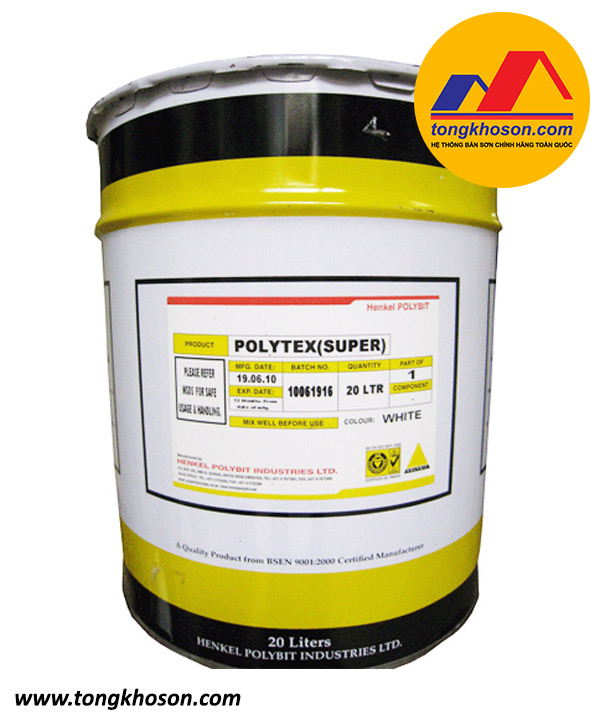Sơn chống thấm Polytex một thành phần gốc Acrylic