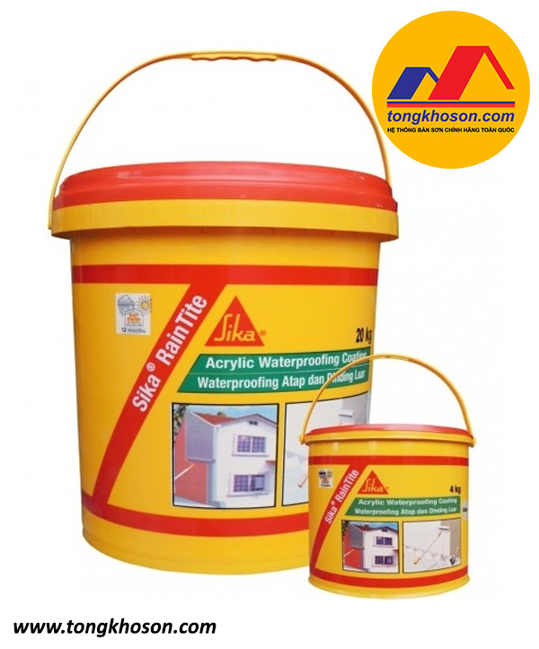 Sơn chống thấm Sika Raintite ngoài trời