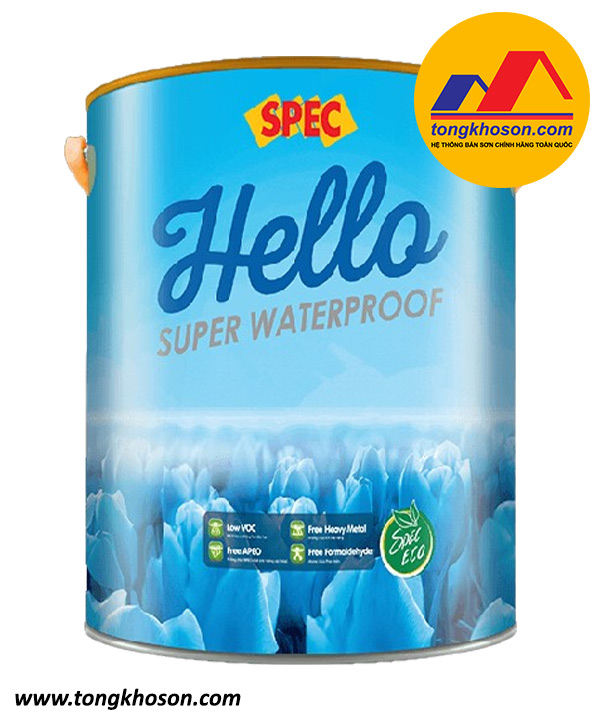 Sơn chống thấm Spec Hello Super Waterproof 