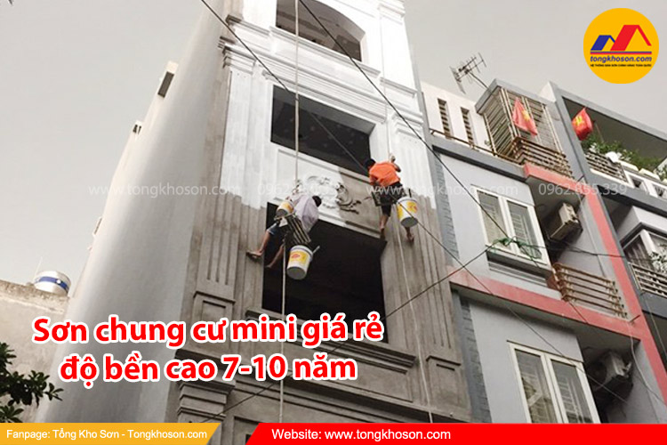 Các giải pháp sơn chung cư mini giá rẻ độ bền 7-10 năm