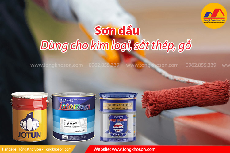 Sơn dầu dùng để sơn trang trí gỗ và kim loại