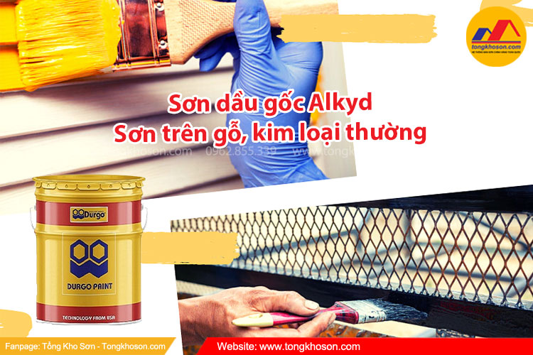 Ứng dụng phổ biến của sơn dầu Alkyd
