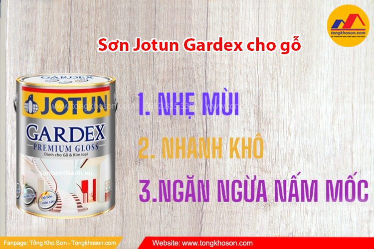 Sơn dầu Jotun Gardex cho gỗ