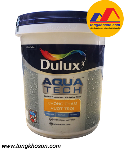 Với sơn chống thấm Dulux AquaTech, bạn có thể yên tâm bảo vệ ngôi nhà của mình khỏi những trở ngại của thời tiết. Hãy xem hình ảnh liên quan để cùng khám phá khả năng chống thấm vượt trội của Dulux AquaTech.