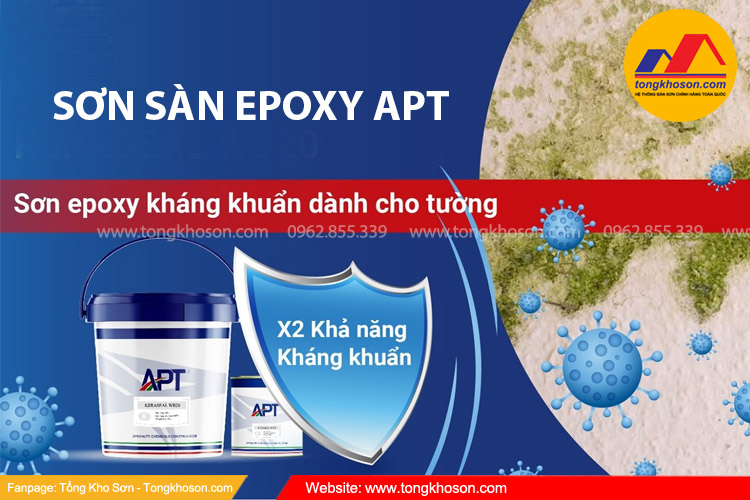 Sơn Epoxy APT kháng khuẩn tốt