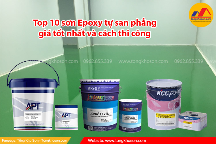 Top 10 sơn Epoxy tự san phẳng giá tốt nhất và cách thi công