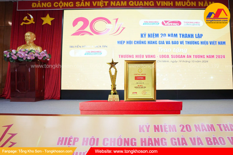 Sơn Kantech nằm trong Top 5 thương hiệu vàng Việt Nam năm 2024