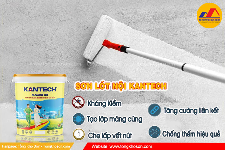 Sơn lót kháng kiềm nội thất Kantech
