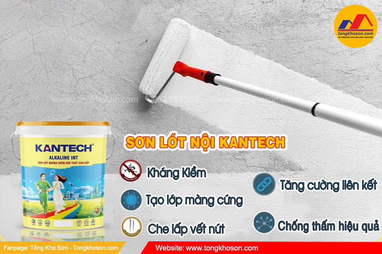 Sơn lót kháng kiềm nội thất cao cấp Kantech