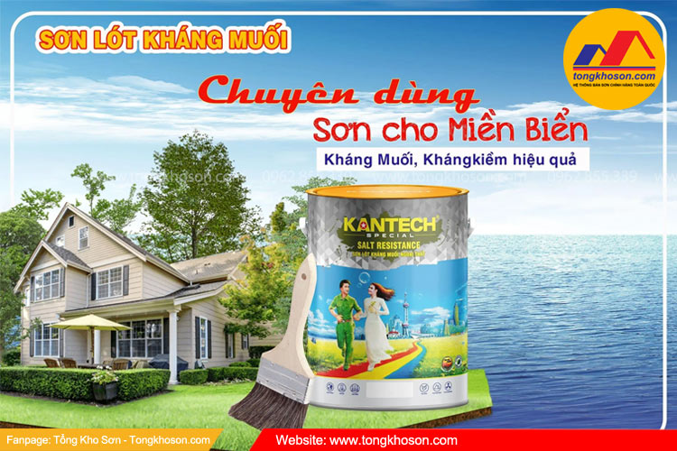 Sơn kháng muối Kantech cao cấp màu bền đẹp