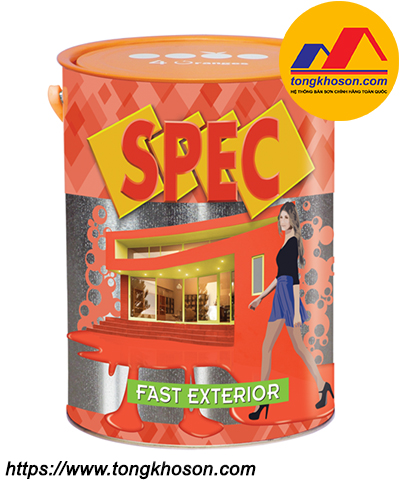Sơn Spec Fast Exterior ngoại thất bề mặt mờ