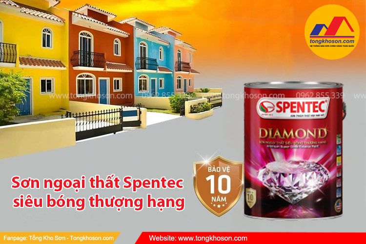 Hướng dẫn sử dụng sơn ngoại thất Spentec | Tongkhoson.com
