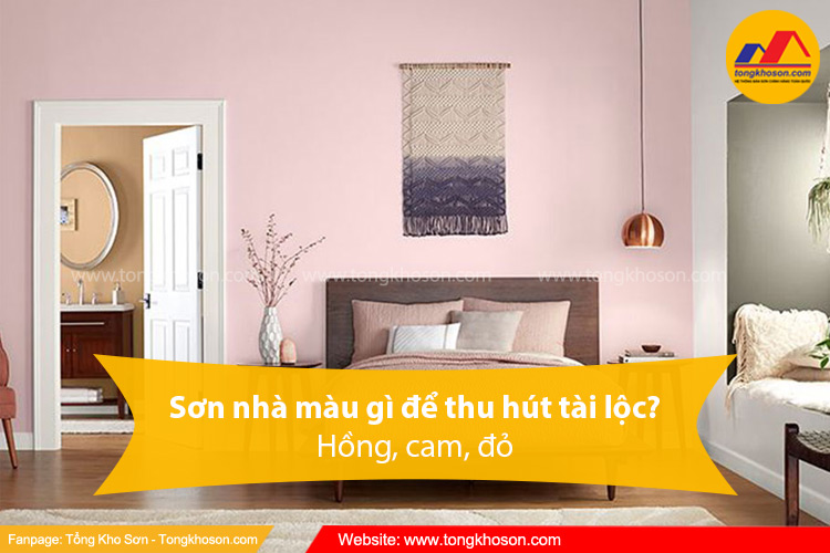 Sơn nhà màu gì để thu hút tài lộc mệnh hỏa