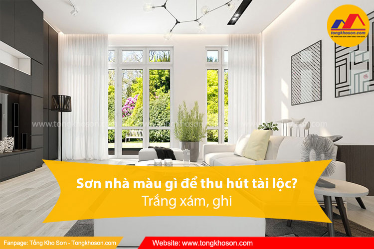 Sơn nhà màu gì để thu hút tài lộc mệnh Kim