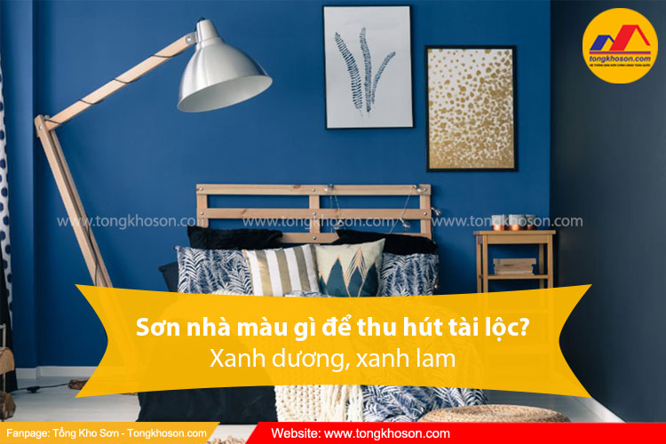 Sơn nhà màu gì để thu hút tài lộc mệnh thủy