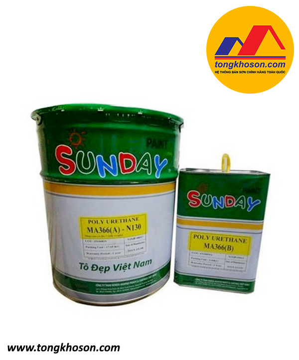 Sơn phủ Sunday gốc PU MA36