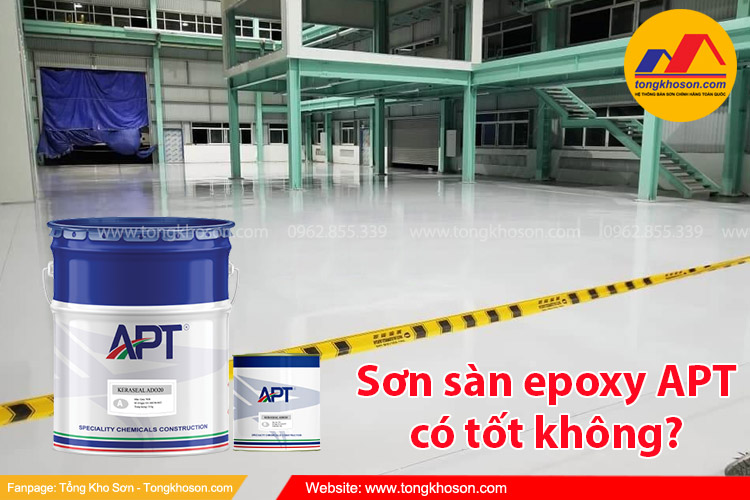 Sơn sàn epoxy APT có tốt không? Tongkhoson.com