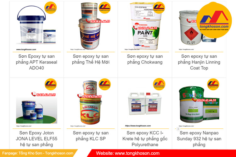 Các loại sơn sàn Epoxy giá rẻ tại Cầu Giấy - Hà Nội