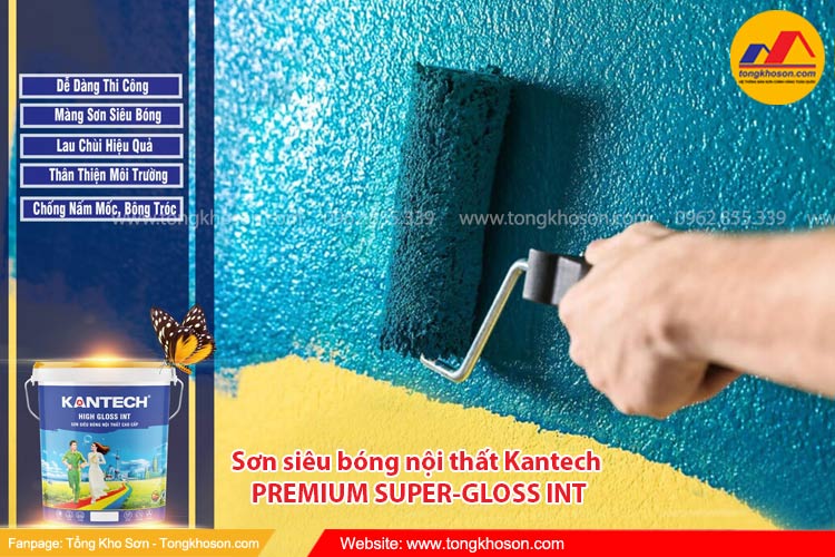 Sơn siêu bóng nội thất cao cấp Kantech