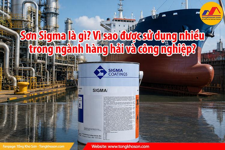 Sơn Sigma là gì? Vì sao được sử dụng nhiều trong ngành hàng hải và công nghiệp?
