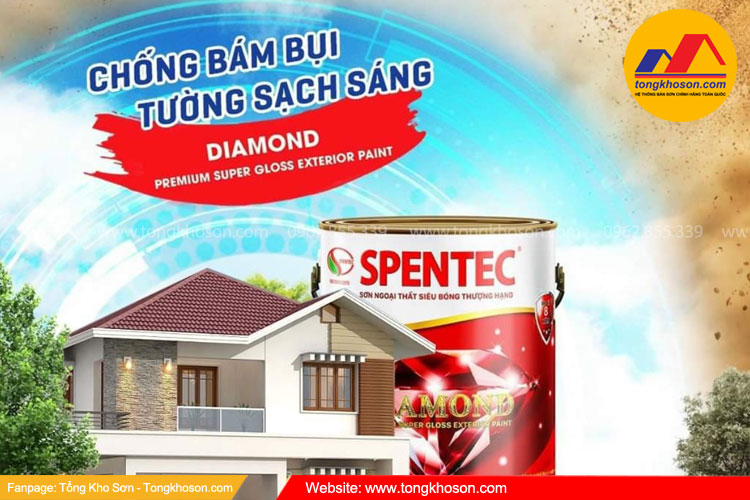 Tính năng chống bám bụi hiệu quả của sơn Spentec