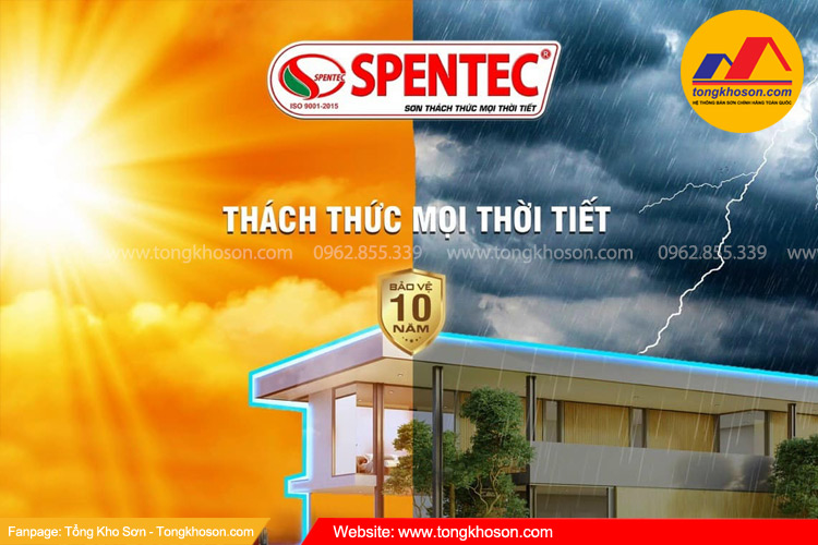 Sơn Spentec có độ bền cao