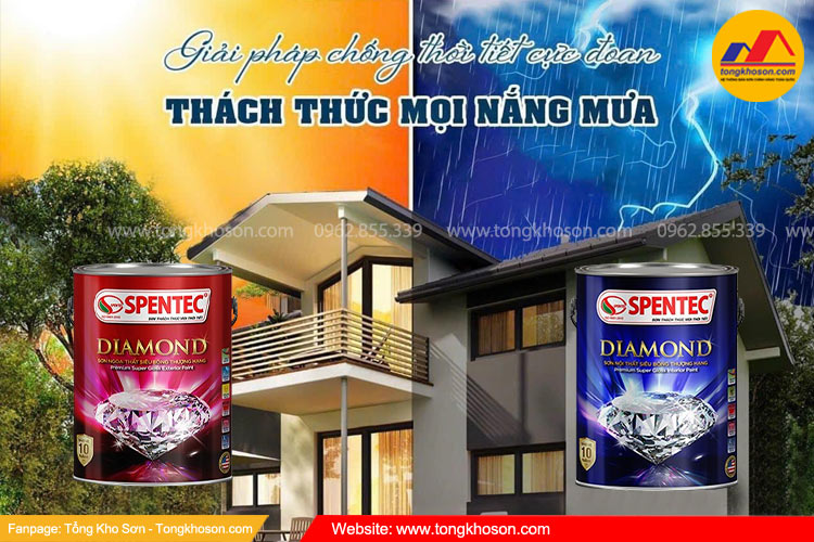 Sơn Diamond Spentec thách thức mọi thời tiết 