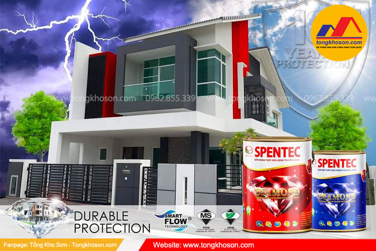  Sơn Spentec với độ bền cao trước thời tiết khắc nghiệt