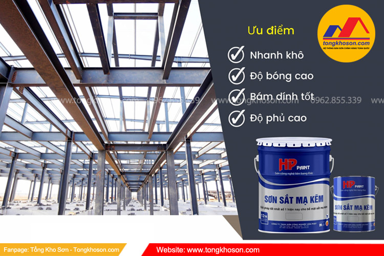 Tìm hiểu về sơn thép mạ kẽm